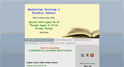 Desktop Screenshot of manhattandriving.com